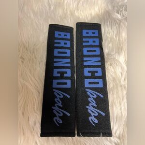 Seatbelt covers bronco